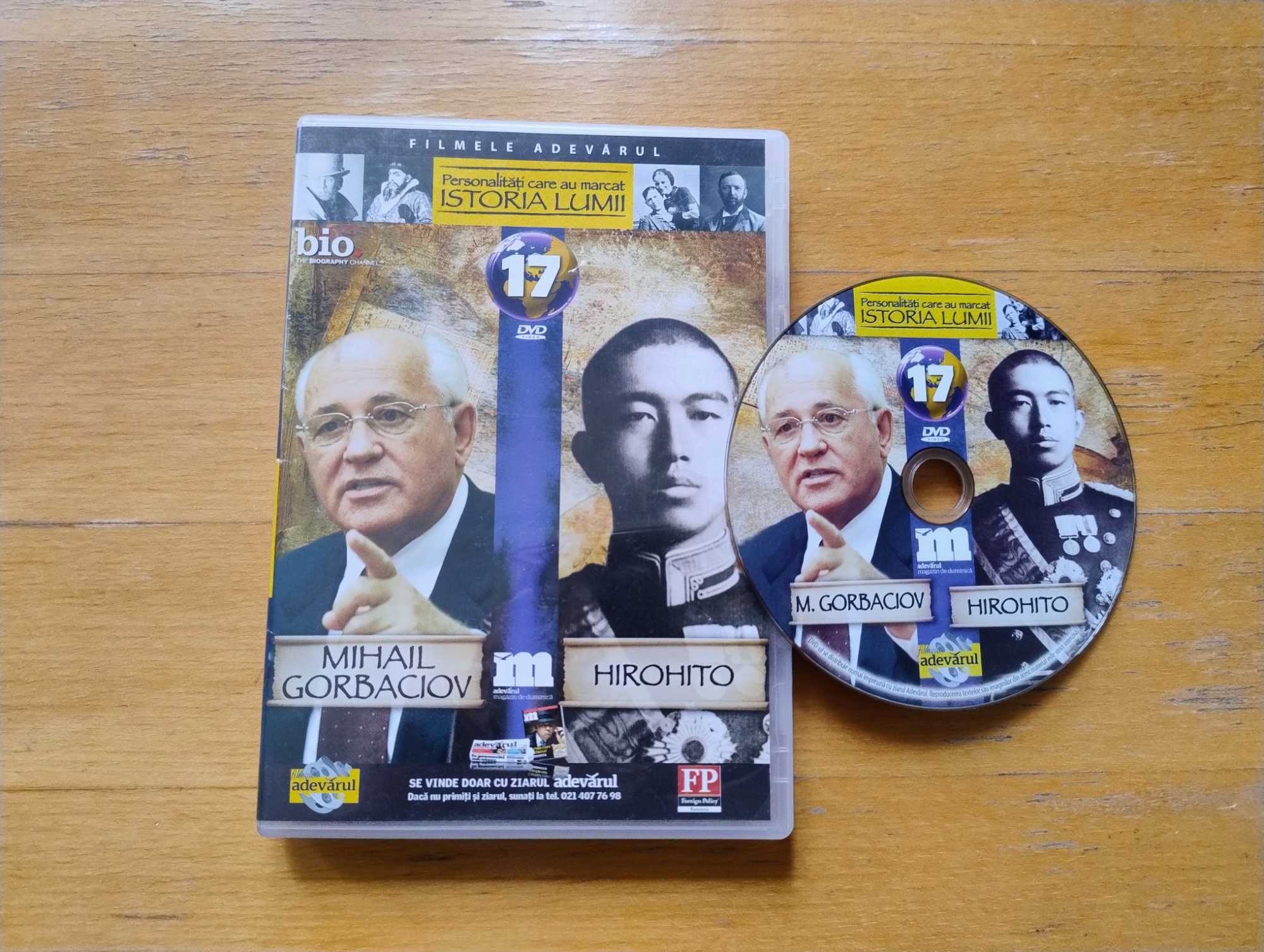 DVD Mihail Gorbaciov & Hirohito - Colectia Personalitati istorice