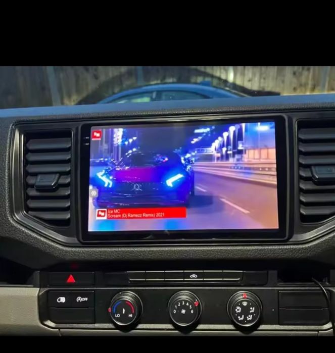Navigatie android VW Crafter Waze YouTube