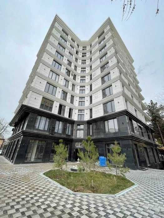 ЖК Sayram Tower 2-комн 45м2 СТУДИЯ коробка 2-этаж БузБазар М.Горький!!