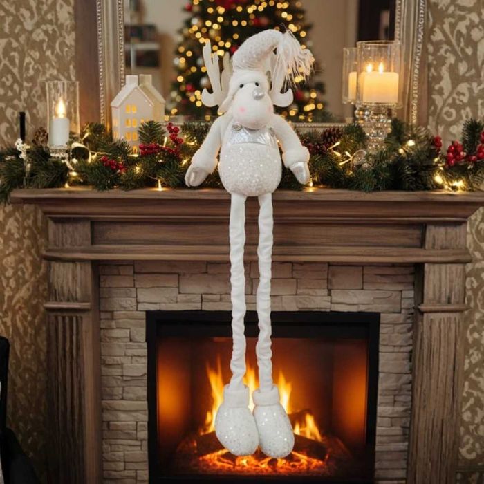 Коледна декоративна фигура – еленче с опъващи се крачета;