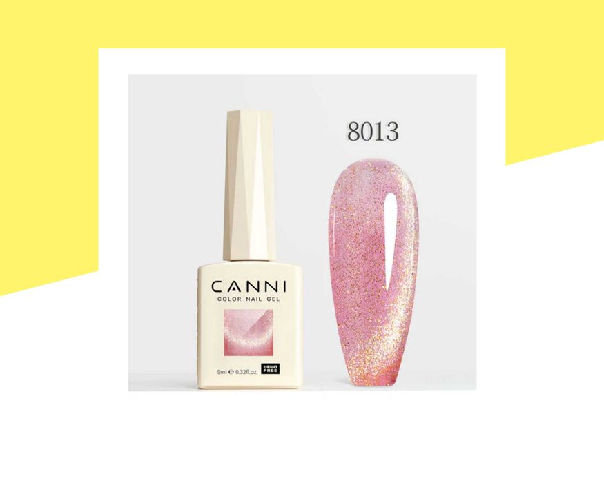 Професионален хипоалергенен гел лак котешко око серия CANNI – 9 мл.