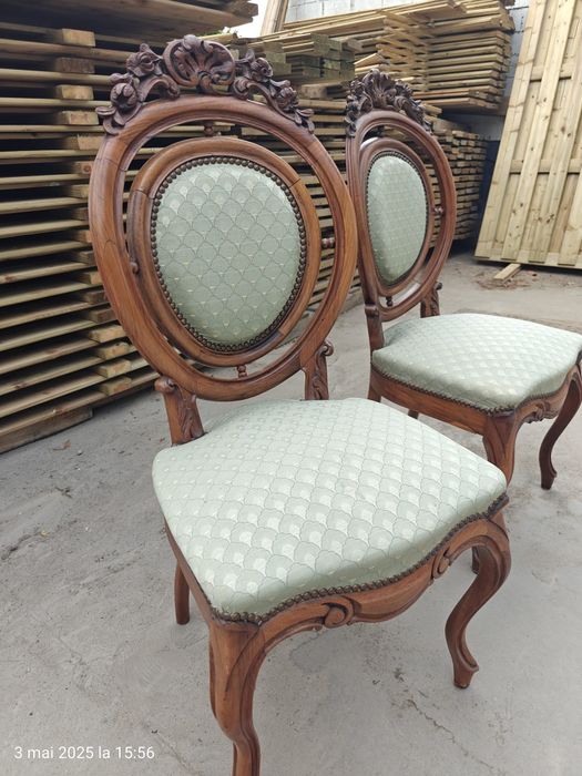 2 scaune tapițate Vintage Autentice