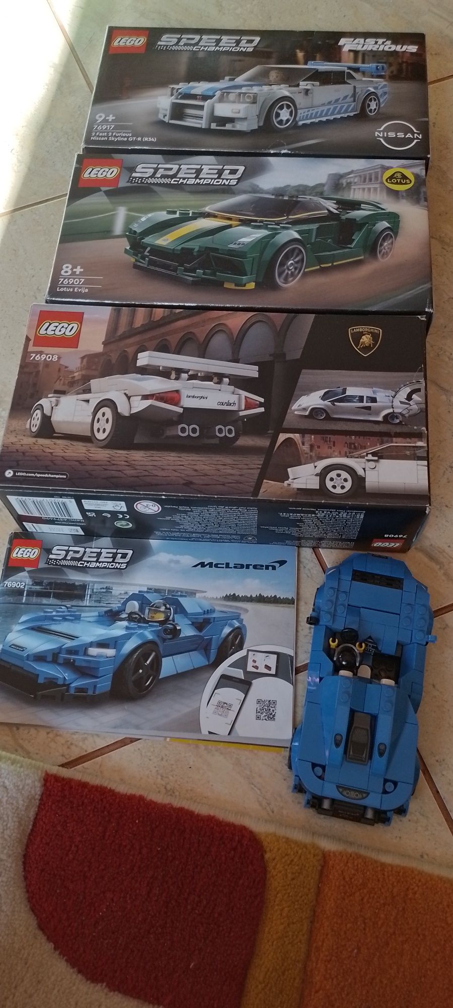 De vânzare 4 Lego speed champions 76917, 76907, 76908, 76902