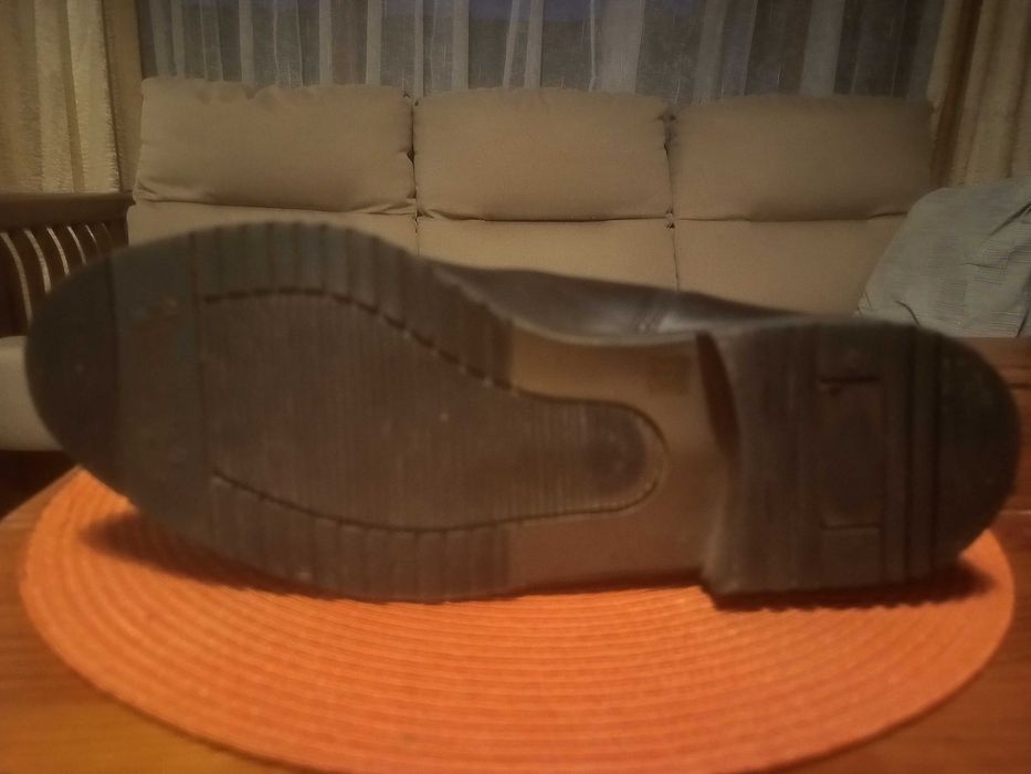 Комплект мъжки италиански ботуши Daslo + велур чапси за езда, №43