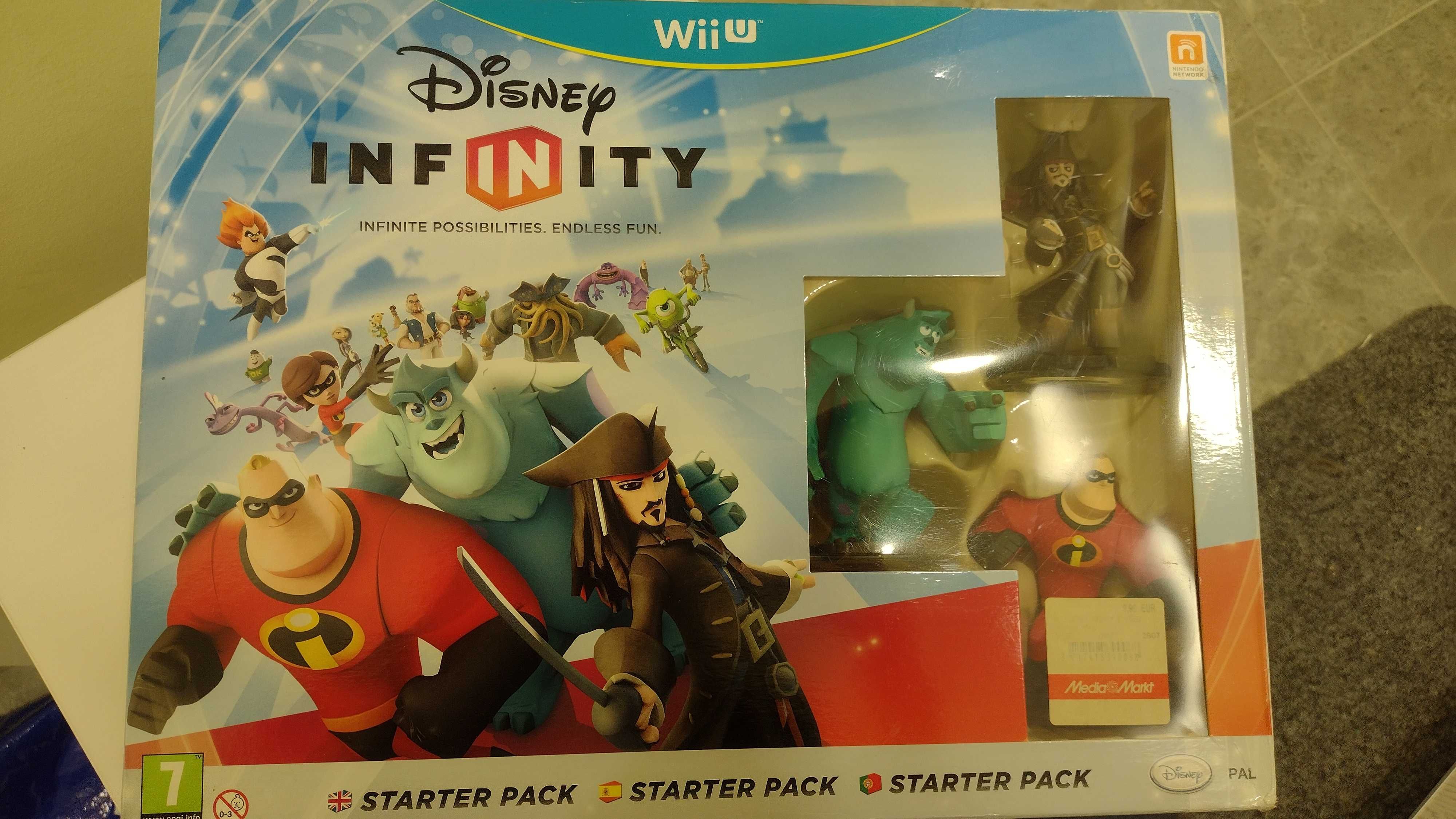 Disney Infinity Wii U - пълен комплект с игра и фигурки