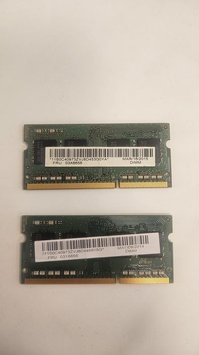 2 x Memorie RAM Samsung 4GB DDR3