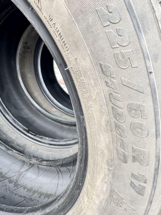 Продам зимние шины Michelin 225/60/17