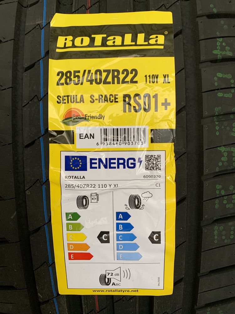 Нови летни гуми ROTALLA SETULA S-RACE RS01+ 285/40R22 110Y XL НОВ DOT