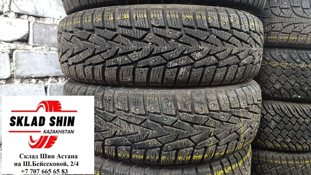 Зимние шины (липучки, шипы) б/у 215/55/17 Европа / Япония