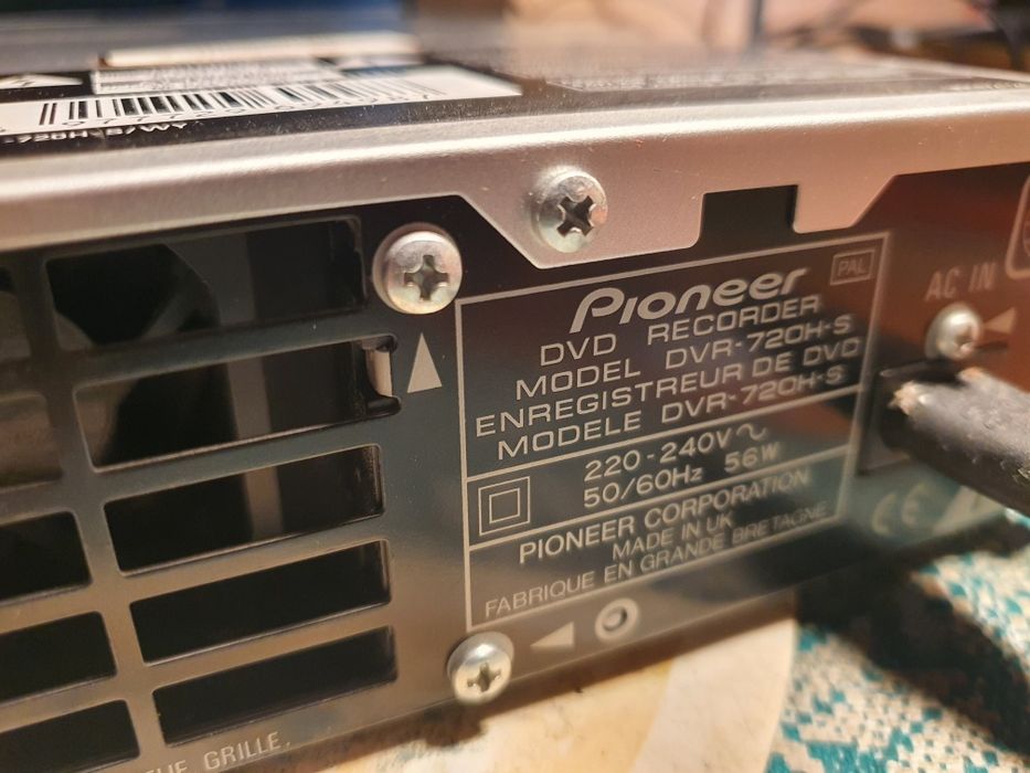 Sd dvr 720 h s pioneer dvd recorder