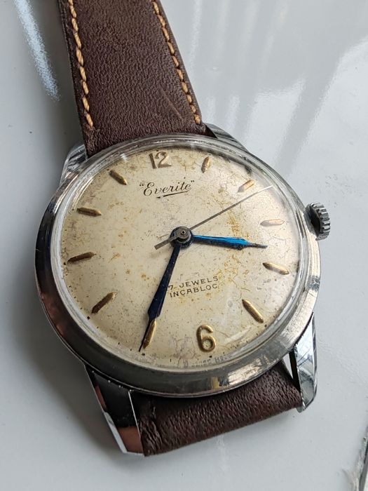 Ceas Everite Int. Manuala - Mecanism ETA Funcționează excelent!