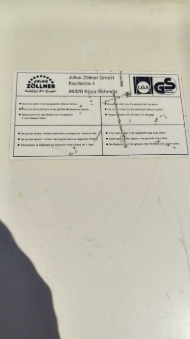 Cădiță de baie pentru bebeluși