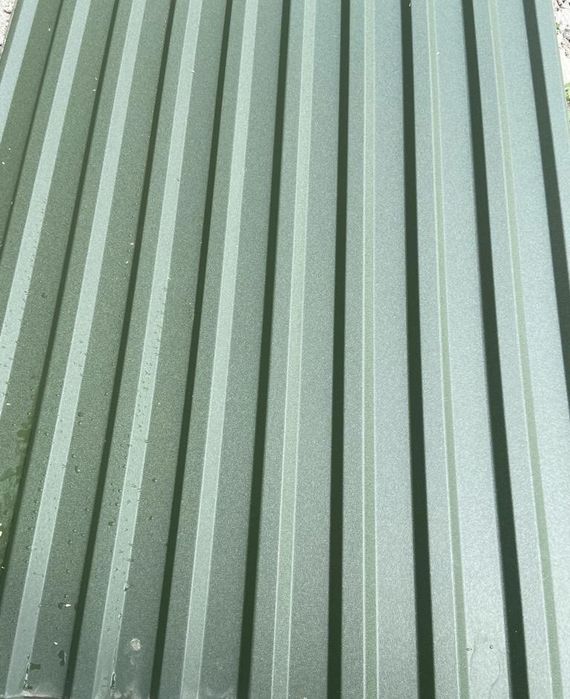 Tablă Cutată 0,5mm Verde MAT RAL 6005 Gard Fațadă T35 lungime 4m 6m