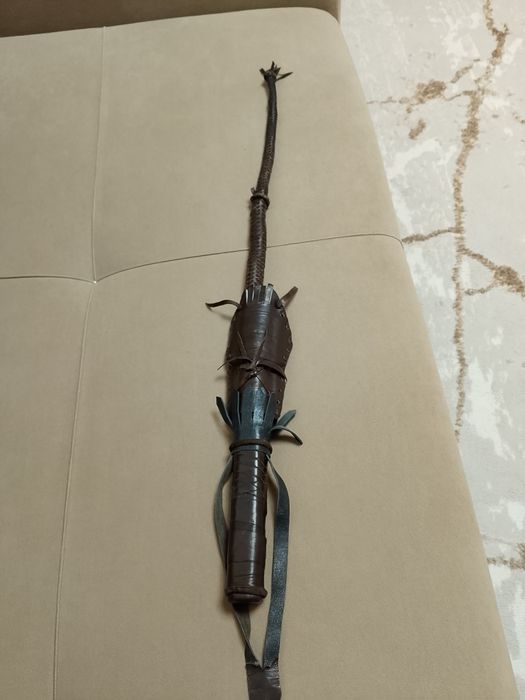 Камча ручной работы из натуральной кожи