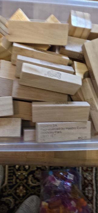 Cuburi lemn constructie + jenga