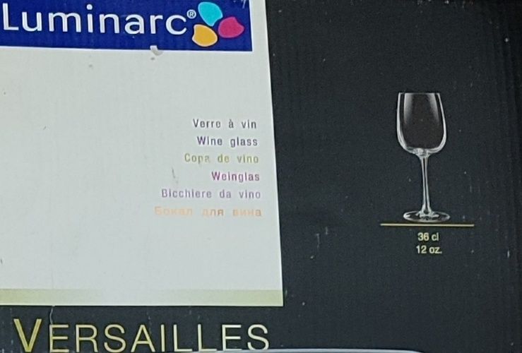 NOU Set 6 pahare de vin Luminarc-Versailles