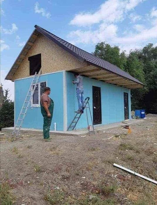 Vand container modular tip casa de locuit din structura metalica învel