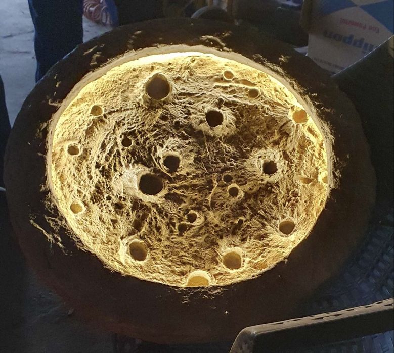 Истинска луна лампа осветително тяло арт луна