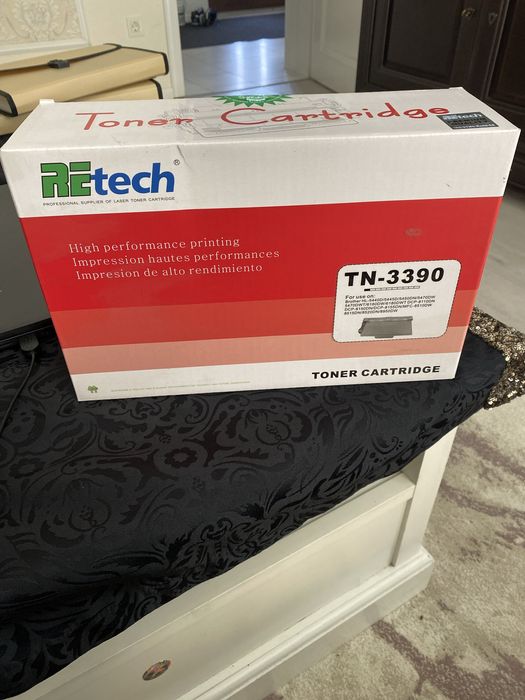 Toner sigilat Retech compatibil cu Brorher TN-3390 negru cap mare