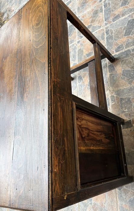 Birou vintage din lemn masiv (brad/molid)