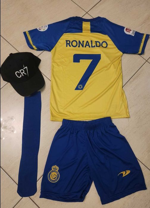 CR7 RONALDO AL Nassr + Калци + Шапка 2023г Нов Детско Син Роналдо New
