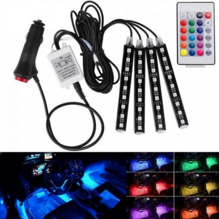 Lumină Ambientală Auto Cu RGB(calitatea superioara)