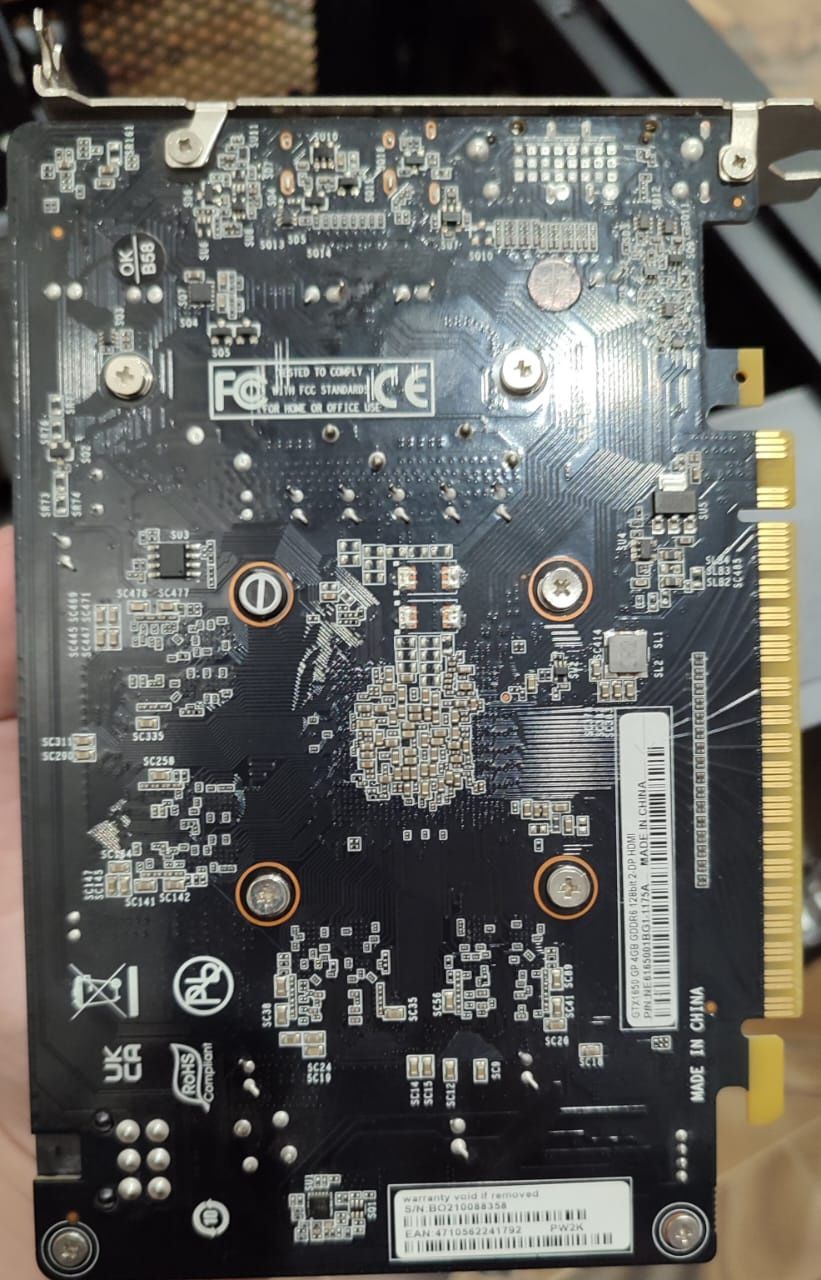 Продам видеокарту gtx 1650 ddr6