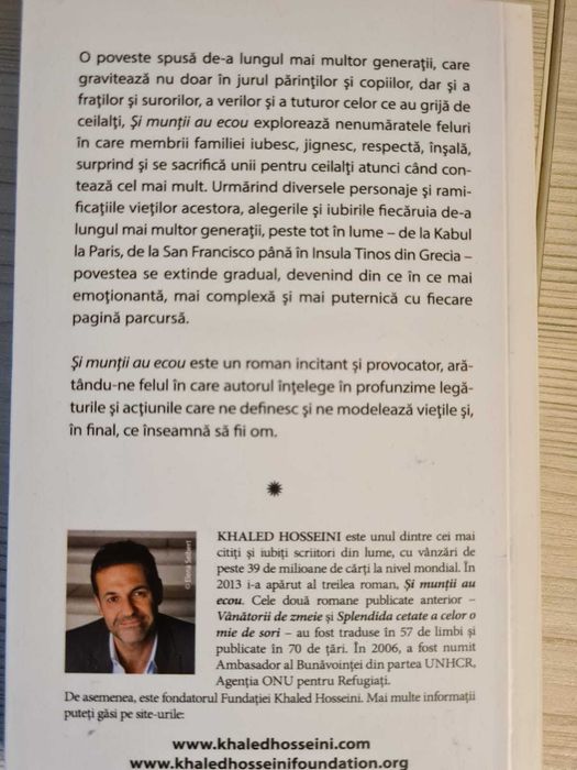 Si munții au ecou - carte