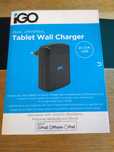 Зарядно за iPhone и iPad с 2 изхода, iGO 220v Dual 4.2a MFI, Черен