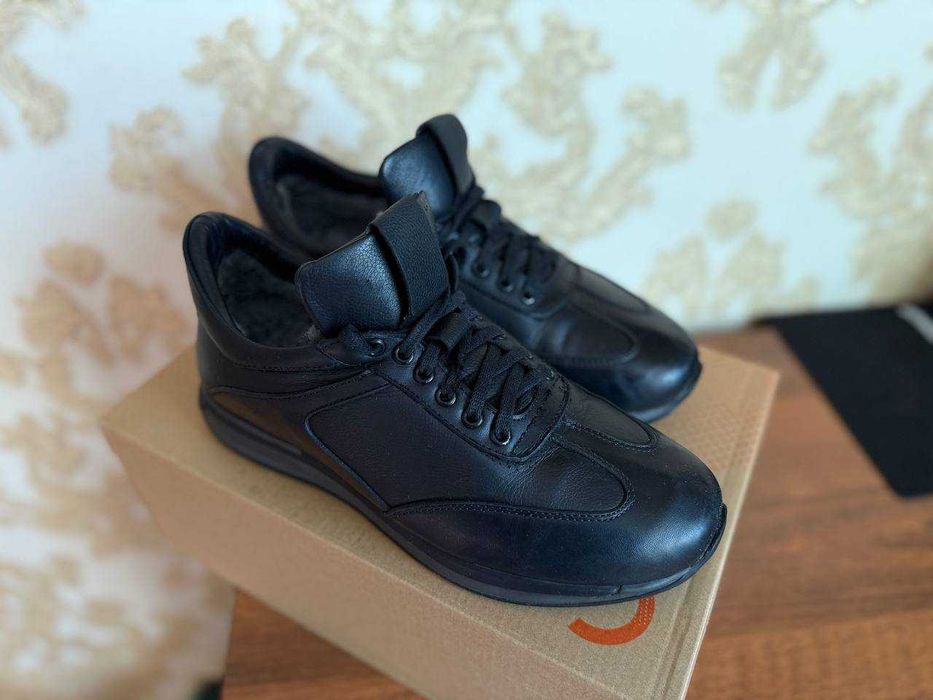 Зимняя кожаная мужская обувь (Турция)