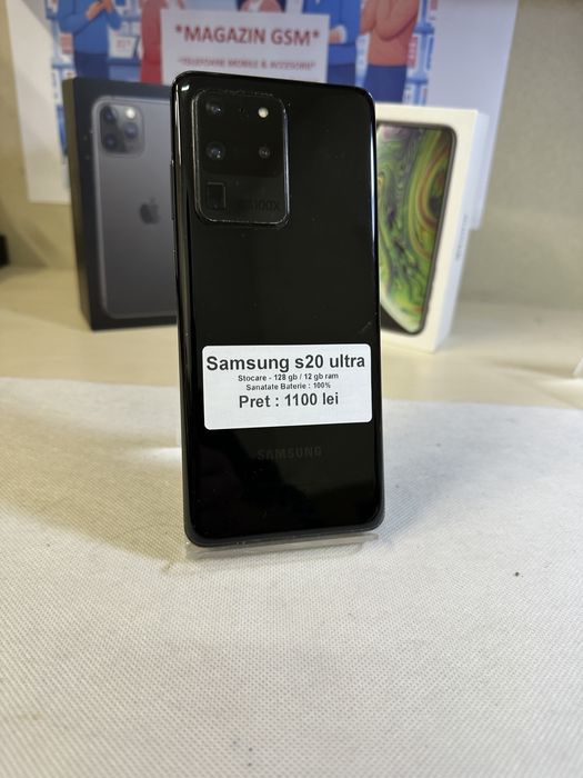 Samsung s20 ultra / 128 gb / 12 gb ram