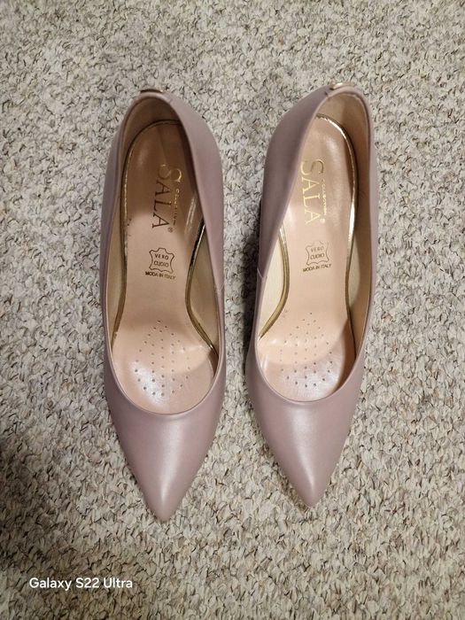 Pantofi dama din piele