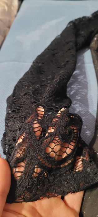 Черна асиметрична бляскава рокля