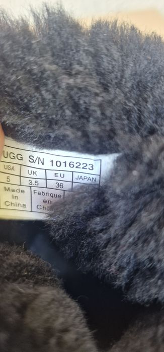 Ugg classic short ll, negru, 36