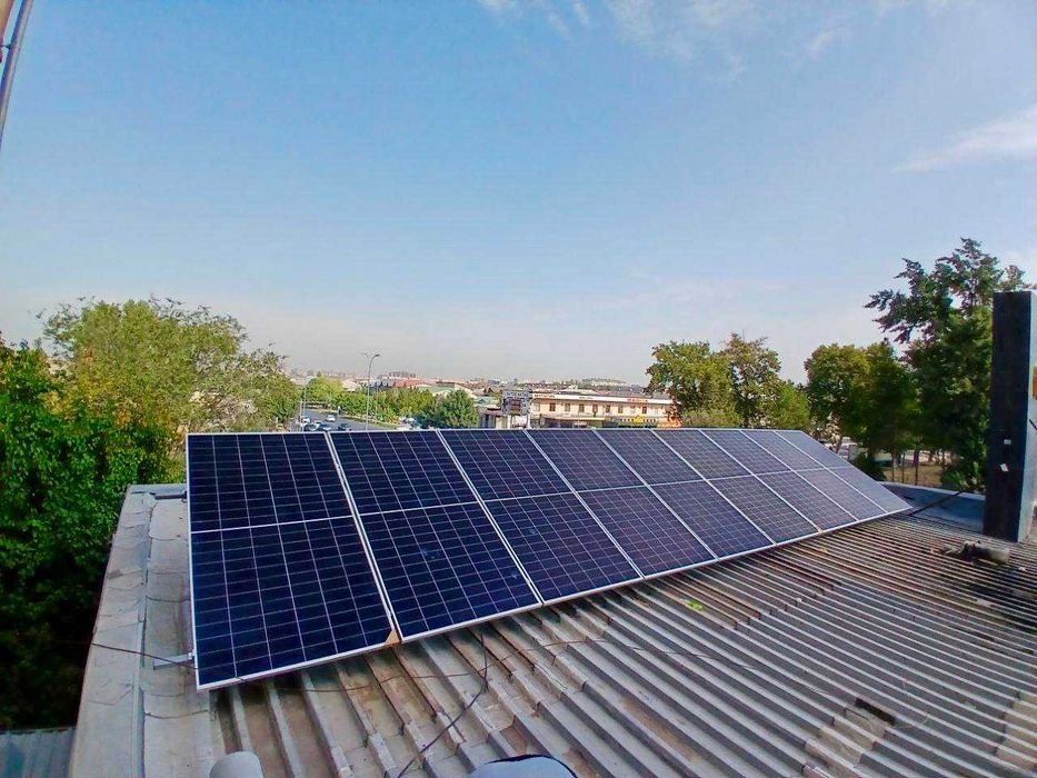 Солнечные панели / Quyosh panellari