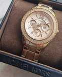 Vând ceas Fossil de dama Stella ES3590 auriu roze-auriu
