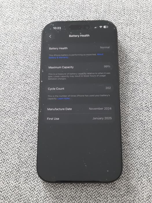 Iphone 16 pro 256gb black