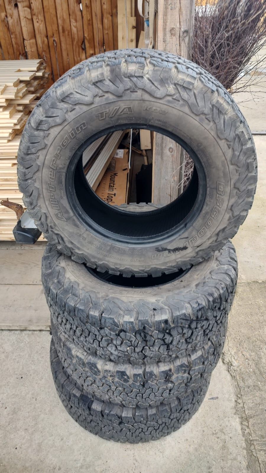 Jante originale L200 cu anvelope 265/70/16 Bf Goodrich,General Grabber