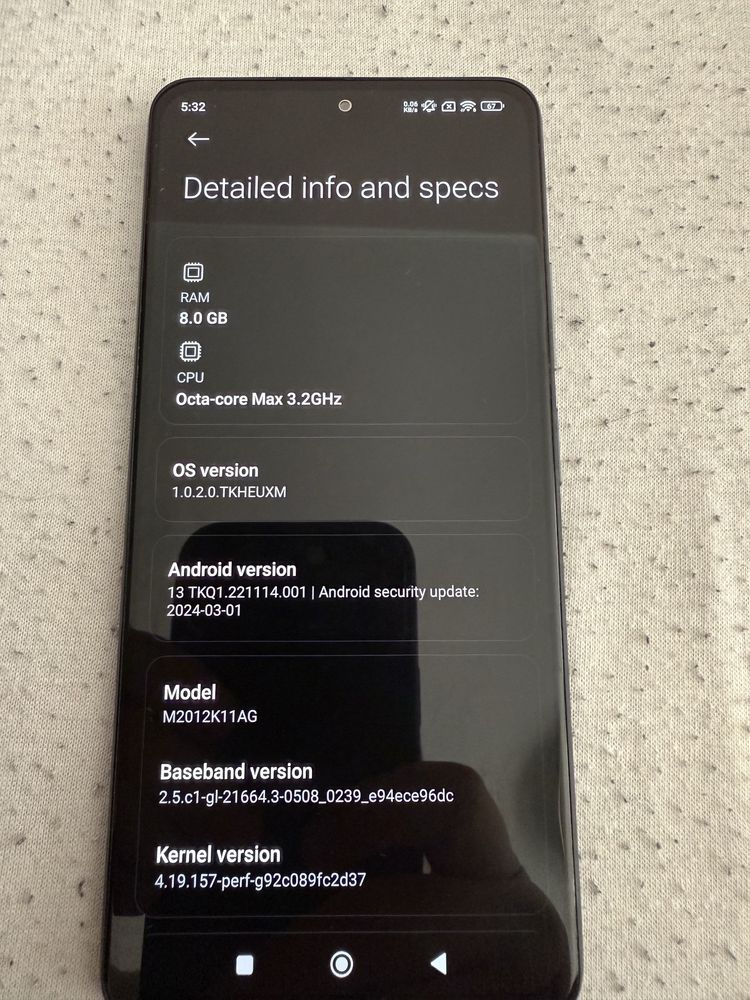 Xiaomi Poco F3 5G 256GB/8GB RAM