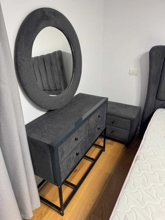 Dormitor complet + 2 carpete – stare excelentă