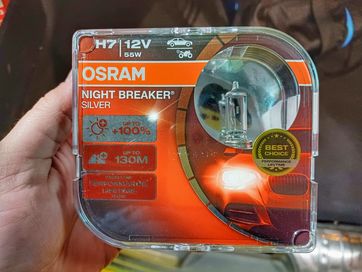 2 бр. Автомобилни крушки OSRAM H7 Night Breaker Silver - НОВИ