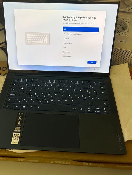 Laptop Lenovo Yoga Slim 7 14.5'' Touch-Snapdragon X Elite-32GB RAM-1TB