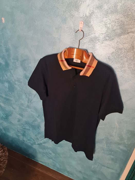 Tricou Burberry elegant albastru  nou Premium