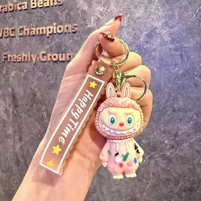 Ключодържател Labubu Donut– колекционерски модел в четири цвята