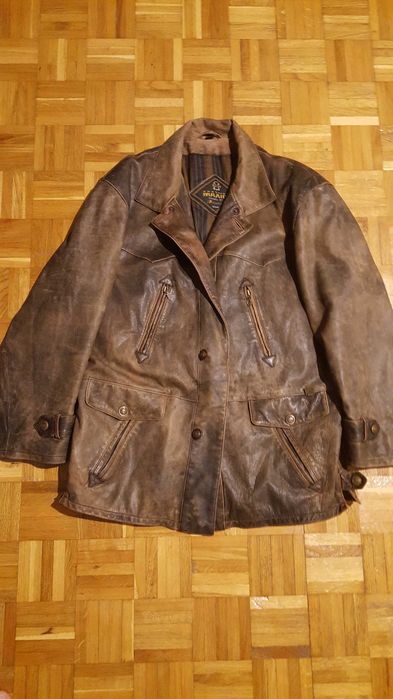 Geaca de piele naturala marca AQUILA