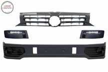 Prelungire Bara Fata cu Grila Centrala fara emblema si Lumini de zi LED DRL VW Tra- livrare gratuita