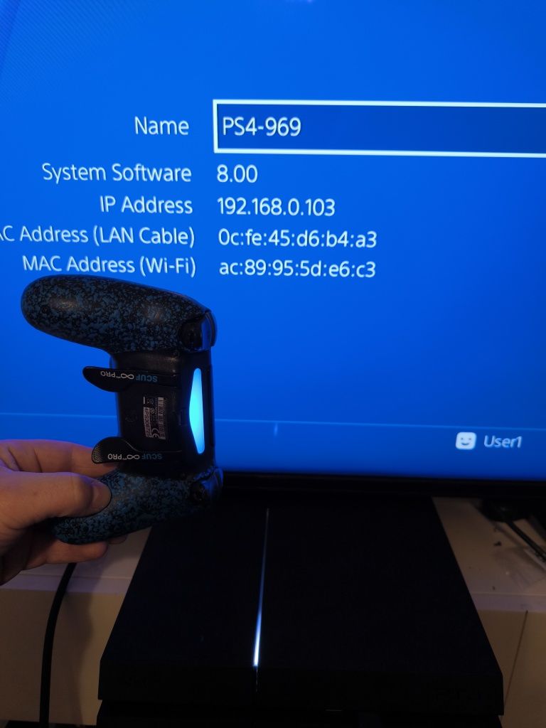 Playstation 4 за  hack, софтуер 8.00