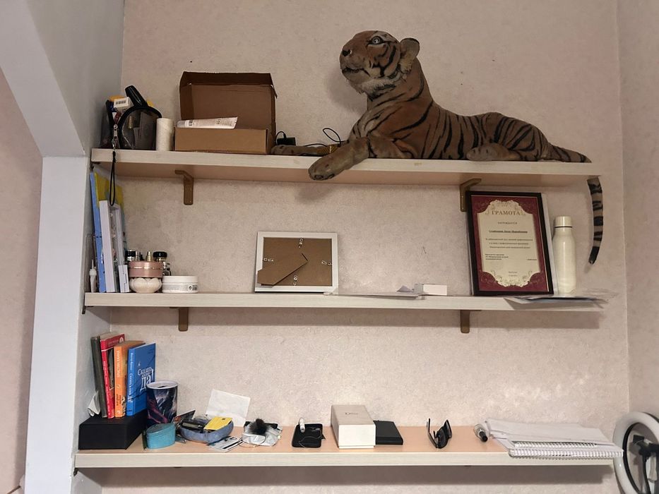 Полки для вещей.