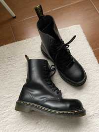 Dr. Martens, ghete/bocanci din piele, negru