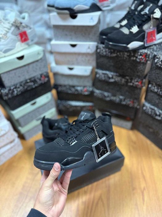 #TrueToSHoe# Nike Air Jordan 4 Black Cat - Livrare Cu Verificare -